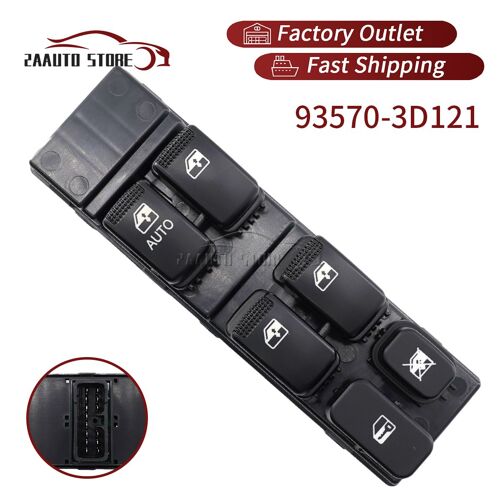 Interrupteur De Commande De Vitre De Voiture, Pour Hyundai Sonata Glx Gls Lx 2003 ¿ 2005, Régulateur 14 Broches 935703d121