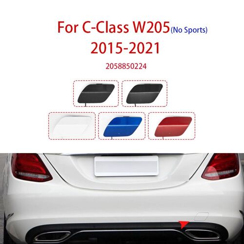Couvercle De Capuchon De Crochet De Remorquage De Pare-Chocs Arrière, Mercedes-Benz Classe C W205 Sedan 250 280 300 320 350 400 450 2015-2018 2058850224