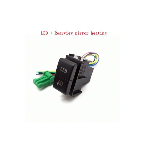 Interrupteur À Double Clé Pour Feux Antibrouillard, 1 Pièce, Radar Thermique Pour Le Volant, Led Drl, Pour Nissan Patrol Y61 Y62