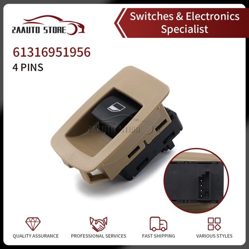 Bouton De Commande De Vitre Latérale De Voiture, Interrupteur De Levage Pour Bmw E60 E61 520i 523i 530i 545i 61316951956 61316940313 61319113931