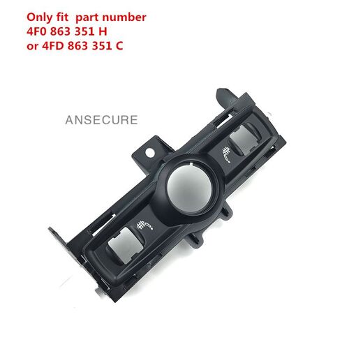 Couvercle De Commutateur De Chauffage De Siège De Garniture De Panneau De Prise De Courant Arrière D'allume-Cigare Pour Audi A6 C6 S6 2006 ¿ 2011