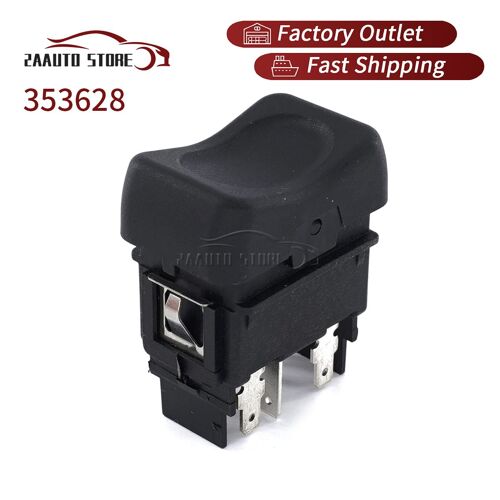 Interrupteur De Commande De Voiture À Bouton Unique, 6 Broches, Pour Scania Trunk 353628, Livraison Gratuite