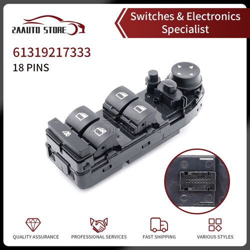 Bouton De Commutation Électrique De Fenêtre De Voiture, Accessoire De Voiture Pour Bmw E70 E71 X5 X6, 61319217333 61319122121