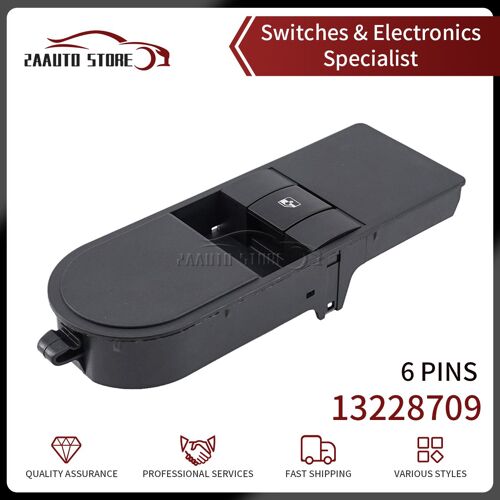 Panneau De Commutation De Fenêtre De Commande Électrique, Pour Opel Astra Vauxhall Zafira 13228709-2004 2016 13209204 13228699 6 Broches, 13228881
