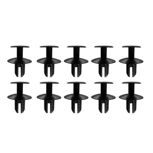 Clip De Fixation En Plastique Pour Bmw 51471911992, 10 Pièces/Ensemble, Clip De Garniture Pour Voiture Avec Trou De 8mm, Accessoires De Style Noir