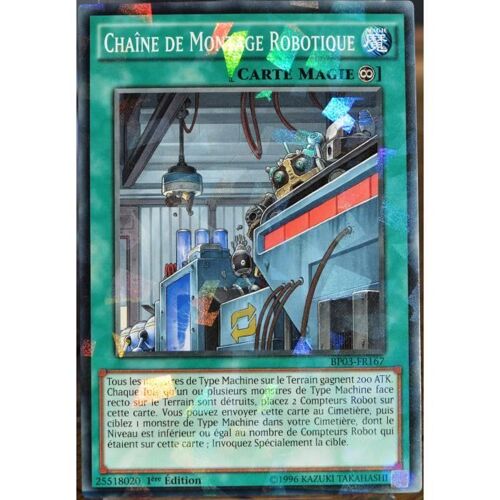 Carte Yu Gi Oh - Chaine De Montage Robotique - Bp03-Fr167-Sh