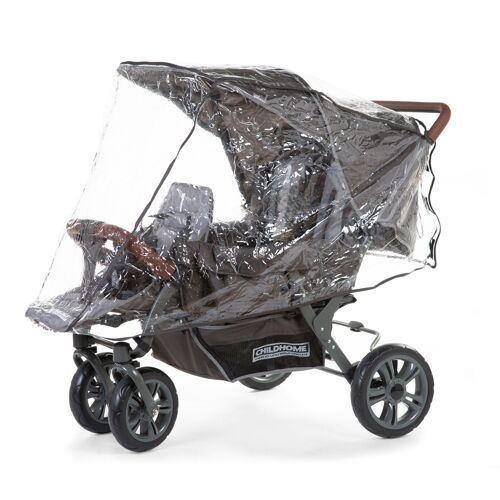 Housse De Pluie Poussette Pour Triplet - Childhome