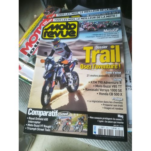 Moto Revue 4090 De 2019 Aprilia Rsv4 1100,Triumph Street Twin,Royal Enfield Interceptor,Moto Guzzi V7 Rough,Ktm 790r Adventure,Moto Guzzi V85tt,Kawasaki Versys 1000se,Honda Cb500x,Criville,Petrucci