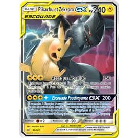 Pikachu Et Zekrom Gx Sl09 Duo De Choc 33 181