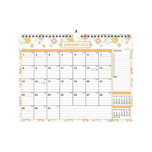 Calendrier Mural Anglais Calendrier Mural Simple Calendrier Anglais Calendrier De Bureau