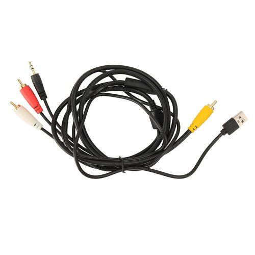 Câble audio stéréo numérique à fibre optique vers analogique 2RCA jack 3,5 mm pour décodeur réseau TV DVD