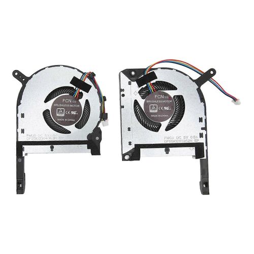 Ventilateur de refroidissement CPU GPU 4 broches Bonne dissipation thermique Ventilateur de refroidissement pour ordinateur portable pour Asus TUF Gaming FX505DU pour FX505DY pour FX505DD CPU GPU Fan