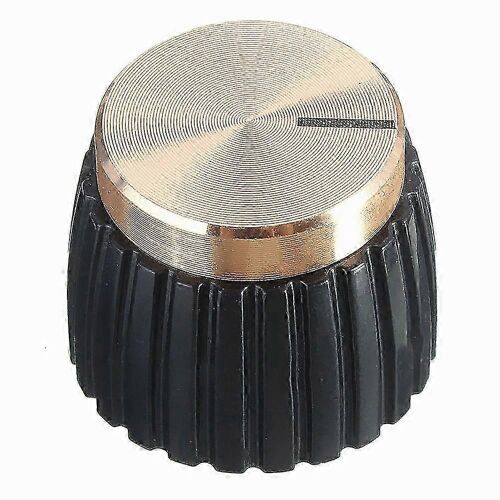 10x Amplificateur Guitare Amp Boutons Noir + Gold Cap Compatible Marshall Amplificateur