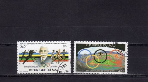 Timbres De Poste Aérienne Du Mali (Jeux Olympiques DÉté À Séoul)