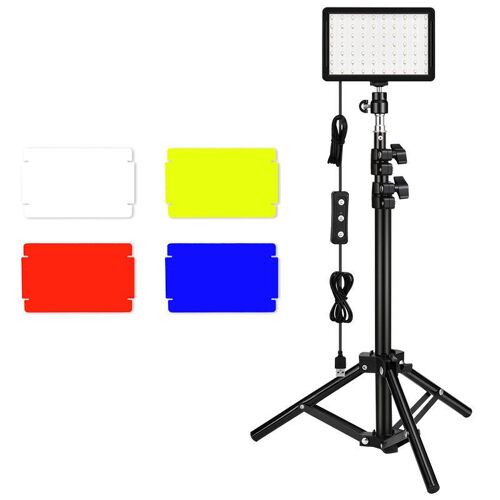 Lumière vidéo LED 5600K pleine lumière pour Studio de photographie vidéo DSLR caméra téléphone portable diffusion en direct