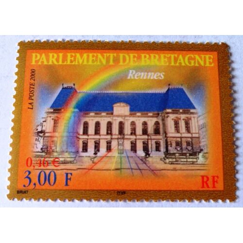 Timbre Neuf France - Parlement De Bretagne - 3 F - 0,46 