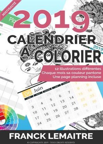 Calendrier 2019 À Colorier