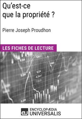Qu'est-Ce Que La Propriété ? De Pierre Joseph Proudhon