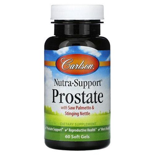 Carlson, Nutra-Support Pour La Prostate, 60 Capsules Molles 