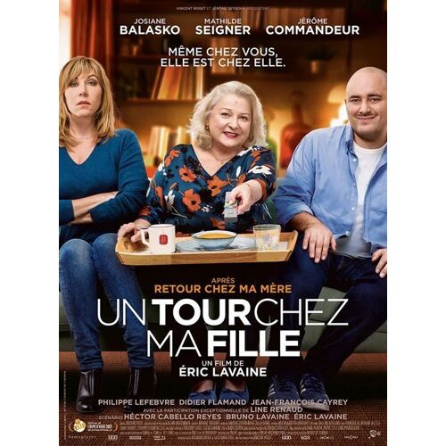 Un Tour Chez Ma Fille - Affiche Originale De Cinéma - Format 40x60 Cm - Un Film De Eric Lavaine Avec Josiane Balasko, Mathilde Seigner, Jérôme Commandeur, Philippe Lefebvre, Line Renaud - Année 2021