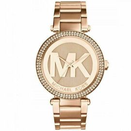 Michael Kors Mk5865 Femme Montre Rose Analogique Métal Nouveau