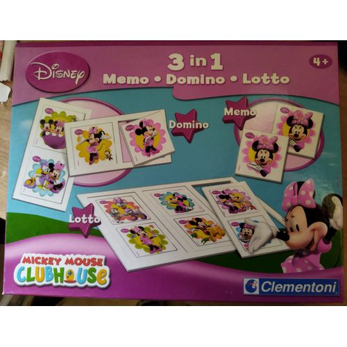 Clementoni - Memo.Domino.Lotto Mickey Mouse