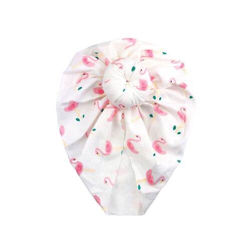 Chapeau Turban en coton pour bébé fille, accessoire de photographie pour nouveau-né, bonnet élastique à noeud