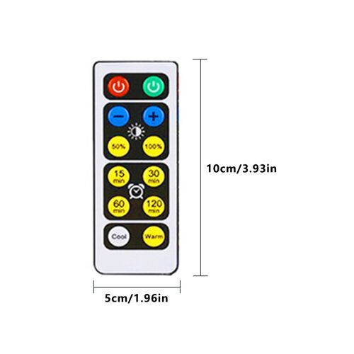 Lumière Led Cob Super Brillante Sous-Meuble, Télécommande Sans Fil, Intensité Variable, Veilleuse Pour Garde-Robe, Chambre À Coucher, Placard De Cuisine