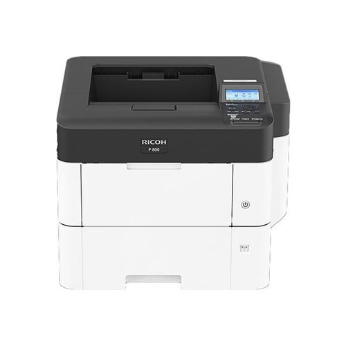 Ricoh P 800 - Imprimante - Noir et blanc - Recto-verso - laser - A4 - 1200 x 1200 ppp - jusqu'à 55 ppm - capacité : 500 feuilles - USB 2.0, Gigabit LAN, Wi-Fi(n), NFC