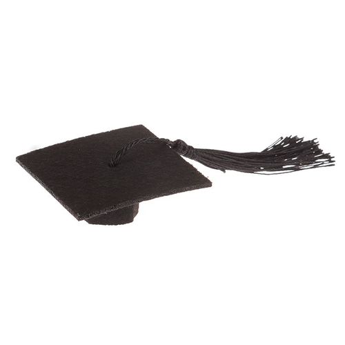 Chapeau De Remise De Diplôme, Mini Casquette De Docteur, Costume, Casquette De Remise De Diplôme Avec Glands, Tissu En Feutre + Accessoires De Poupées À Pampilles, 1 Pièce