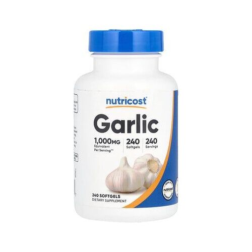 Nutricost Ail, 1000 Mg, 240 Capsules À Enveloppe Molle 