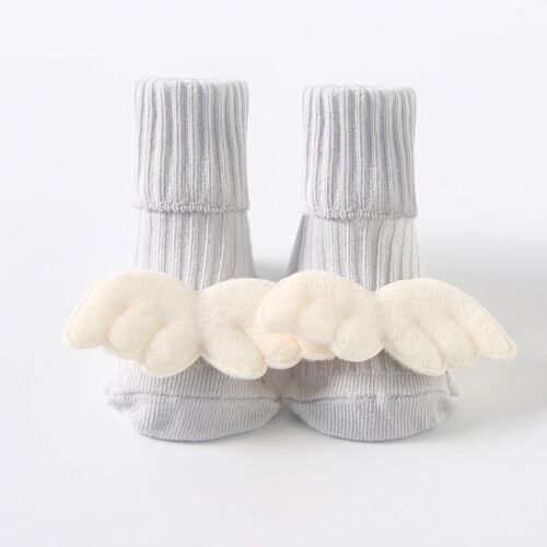 Chaussettes Antidérapantes En Coton Doux Pour Bébé Garçon Et Fille, Chaussettes Épaisses Et Chaudes Pour L'Hiver