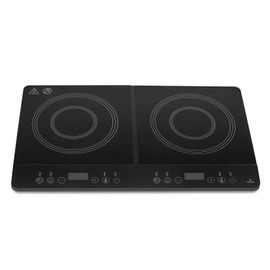 Plaque à induction à double foyer HIC3400N-25 Noir CARREFOUR HOME