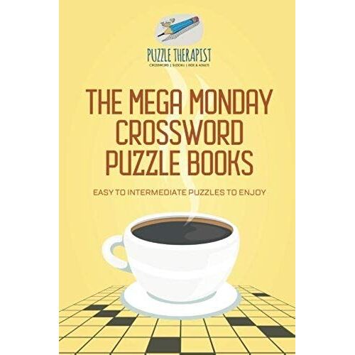 The Mega Monday Crossword Puzzle Books | Easy To Intermediate Puzzles To Enjoy