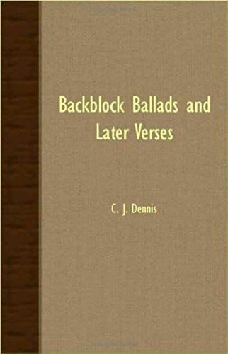 Backblock Ballads And Later Verses