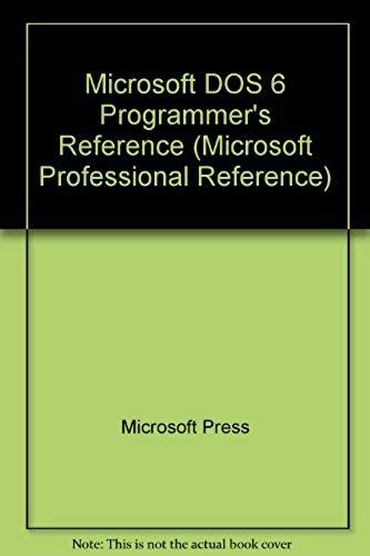 Ms-Dos Programmer's Refer