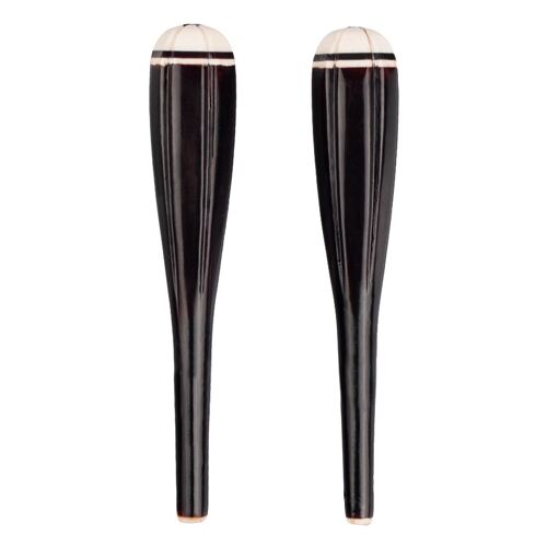 Accordeur À Arbre À Cordes En Bois Noir Erhu, Accessoire De Pièces Traditionnelles Pour Violon Chinois