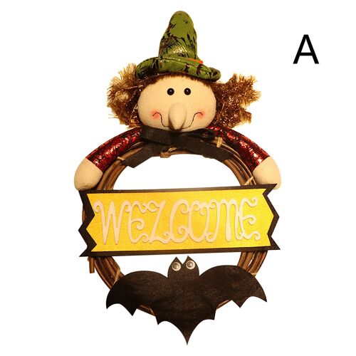 Planches Décoratives Pour Halloween, Cercle De Canne, Décoration De Maison Fantôme Suspendue, Décoration De Sculpture De Festival De Vacances D'halloween