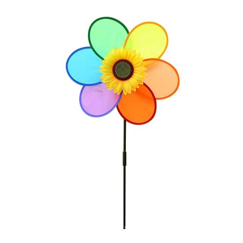 Moulin À Vent Multicolore Diy, Décoration D'extérieur, Pour Jardin, Cour