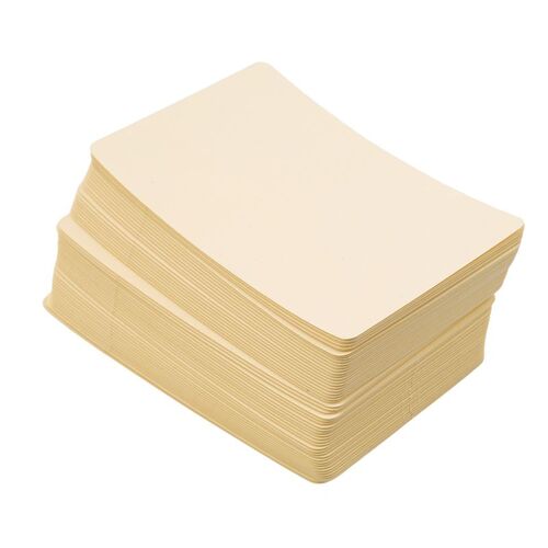 Cartes En Papier Kraft Vierge, 100 Pièces/Paquet, Cartes De Visite, De Remerciement, D'étiquettes, Signets, Cadeaux De Fête, Apprentissage