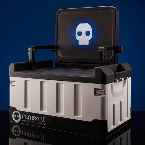 Numskull Official Ps5-Inspired Bedroom Storage Box With Folding Chair