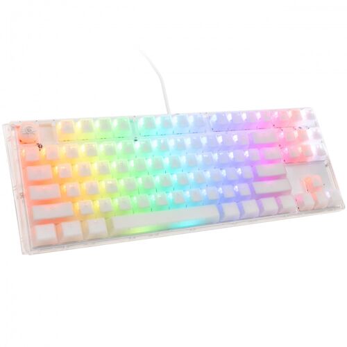 Ducky One 3 Aura White Tkl Gaming Tastatur, Rgb Led - Kailh Jellyfish