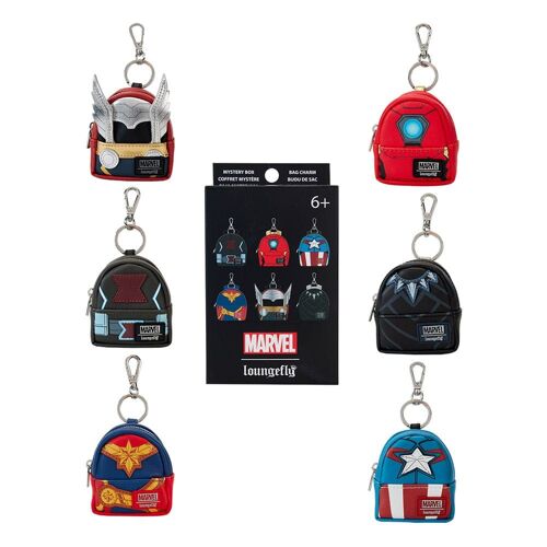 Marvel By Loungefly Assortiment Porte-Cl?S Blind Box Avengers Mini Ba