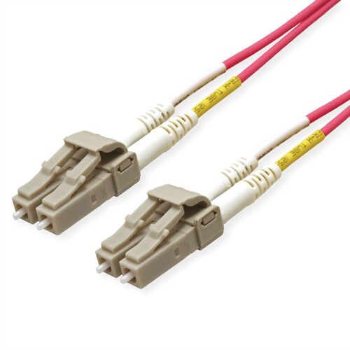 Roline 21158856 Câble De Fibre Optique 7 M 2x Lc Om4 Violet