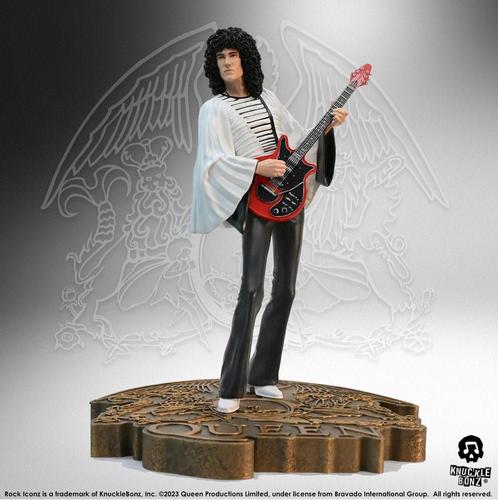 Queen - Statuette Rock Iconz Brian May Ii (Sheer Heart Attack Era) 23 Cm