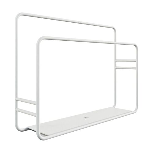 Porte-Serviette De Cuisine En Acier Blanc 32x7,5x23cm Nia - Metallbude
