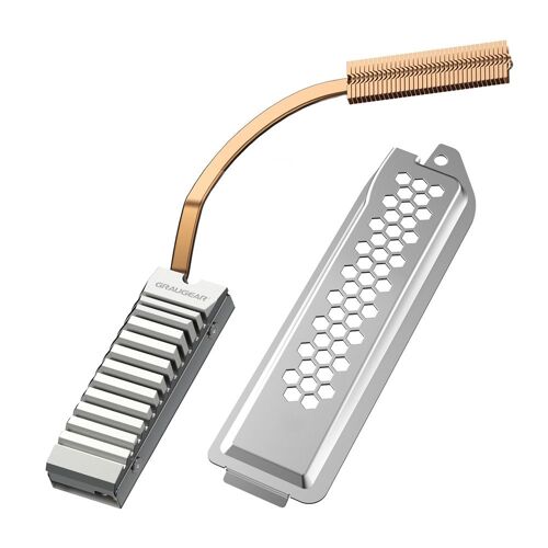 Graugear M.2 Nvme Ssd Heatpipe Kühler Mit Abdeckung Für Playstation 5