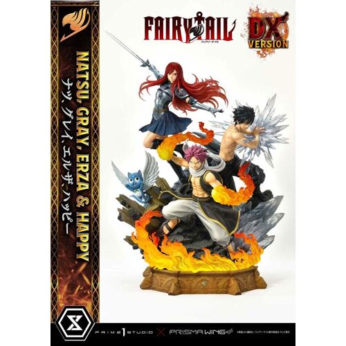 Fairy Tail - Natsu, Gray, Erza, Happy - Statue Deluxe Version 1/7 57c