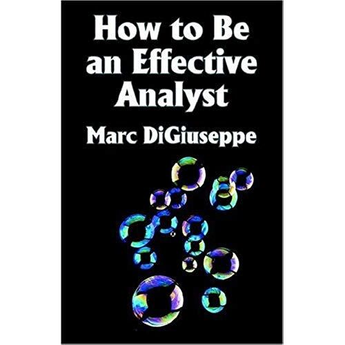 How To Be An Effective Analyst
