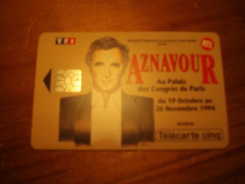 Charles Aznavour / Telecarte De 1994.
